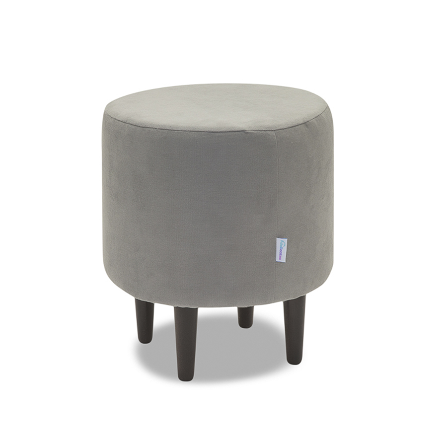 Фотография Киото - пуф Delicatex (серый ножки цвет венге) от магазина Delicatex