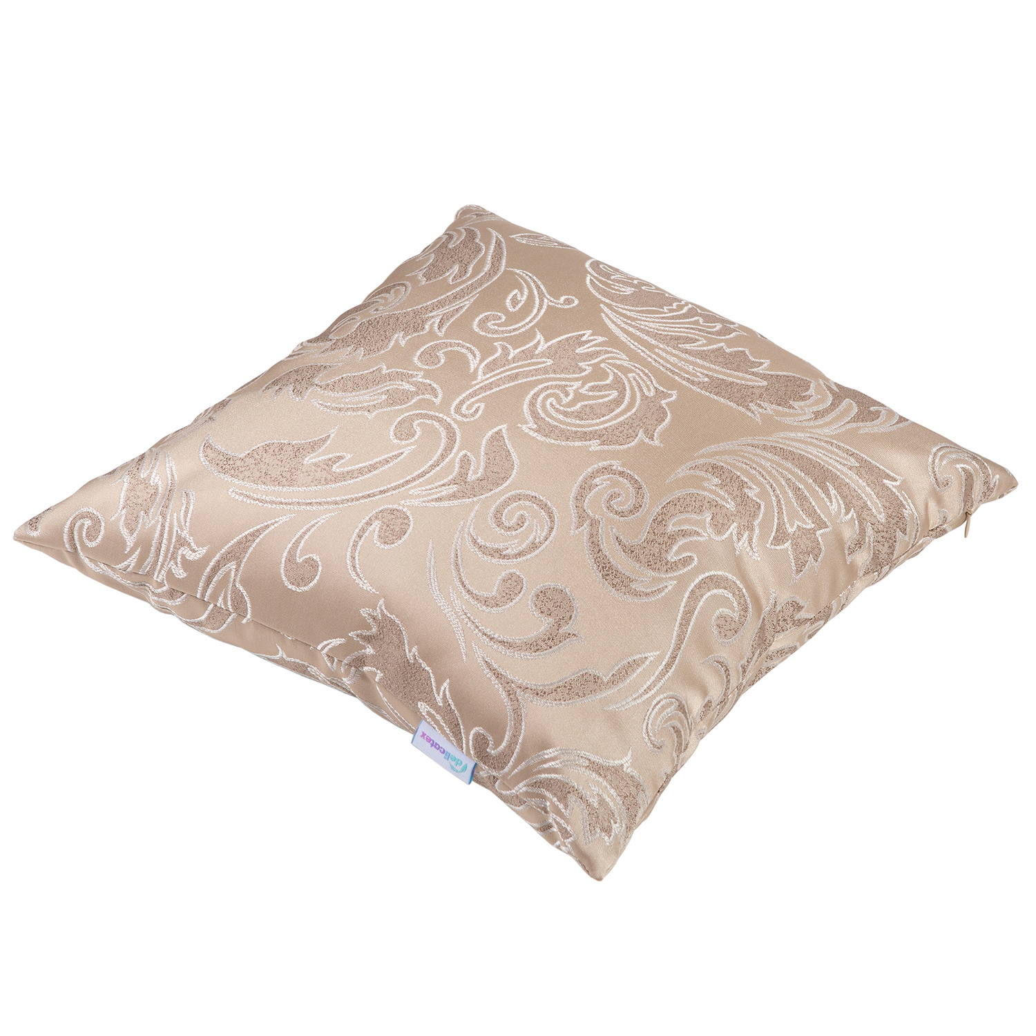 Фотография Альба - подушка  Delicatex vivaldi beige/кофейный орнамент от магазина Delicatex