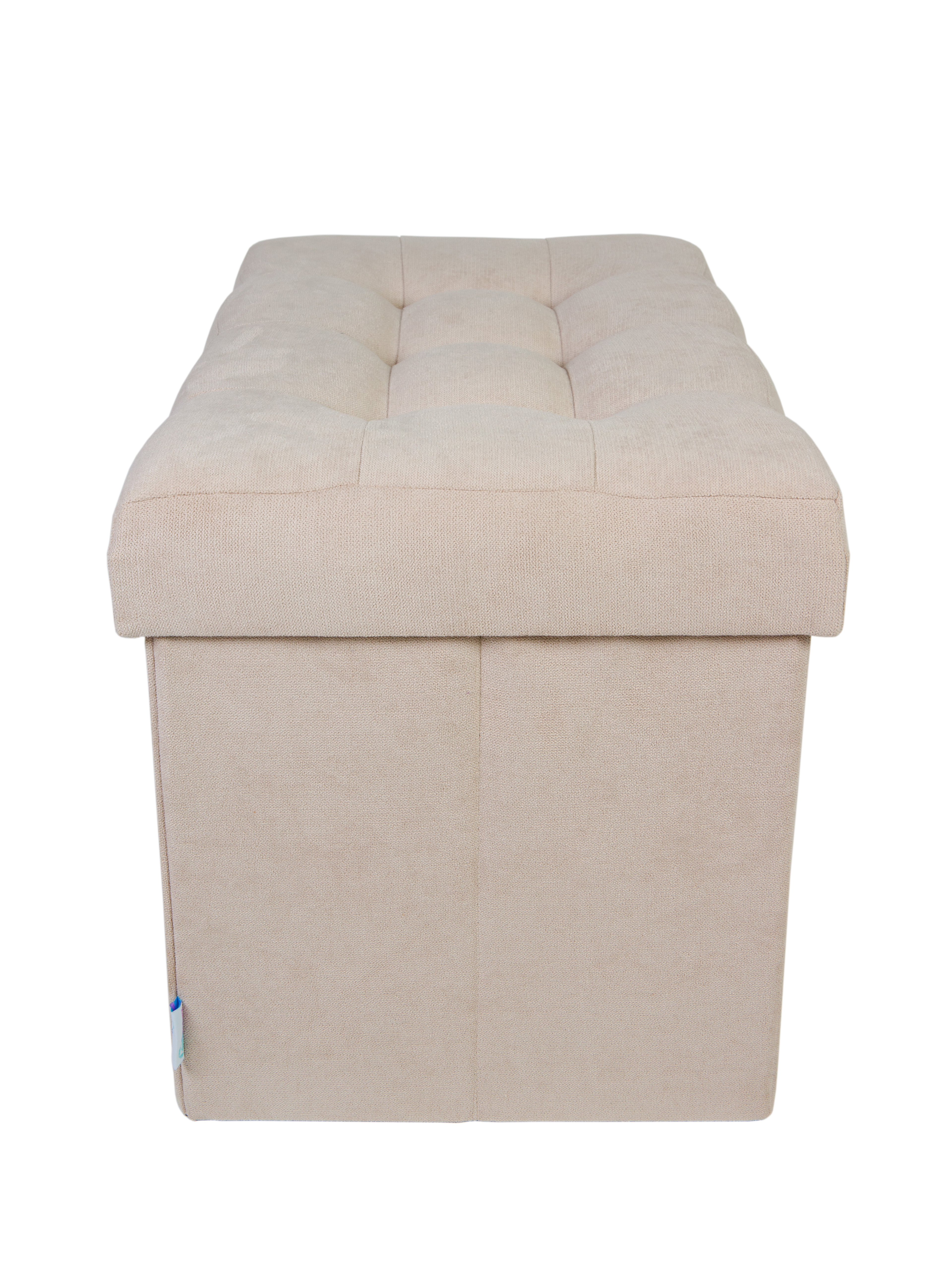 Фотография Дели - пуф складной средний Delicatex (светло-бежевый) от магазина Delicatex