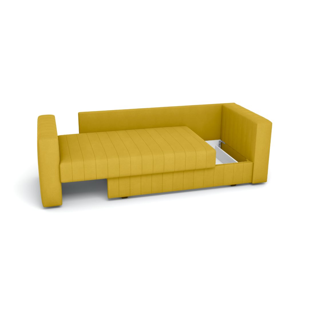 Фотография Диван-кушетка раскладная Алье Newtone yellow от магазина Delicatex