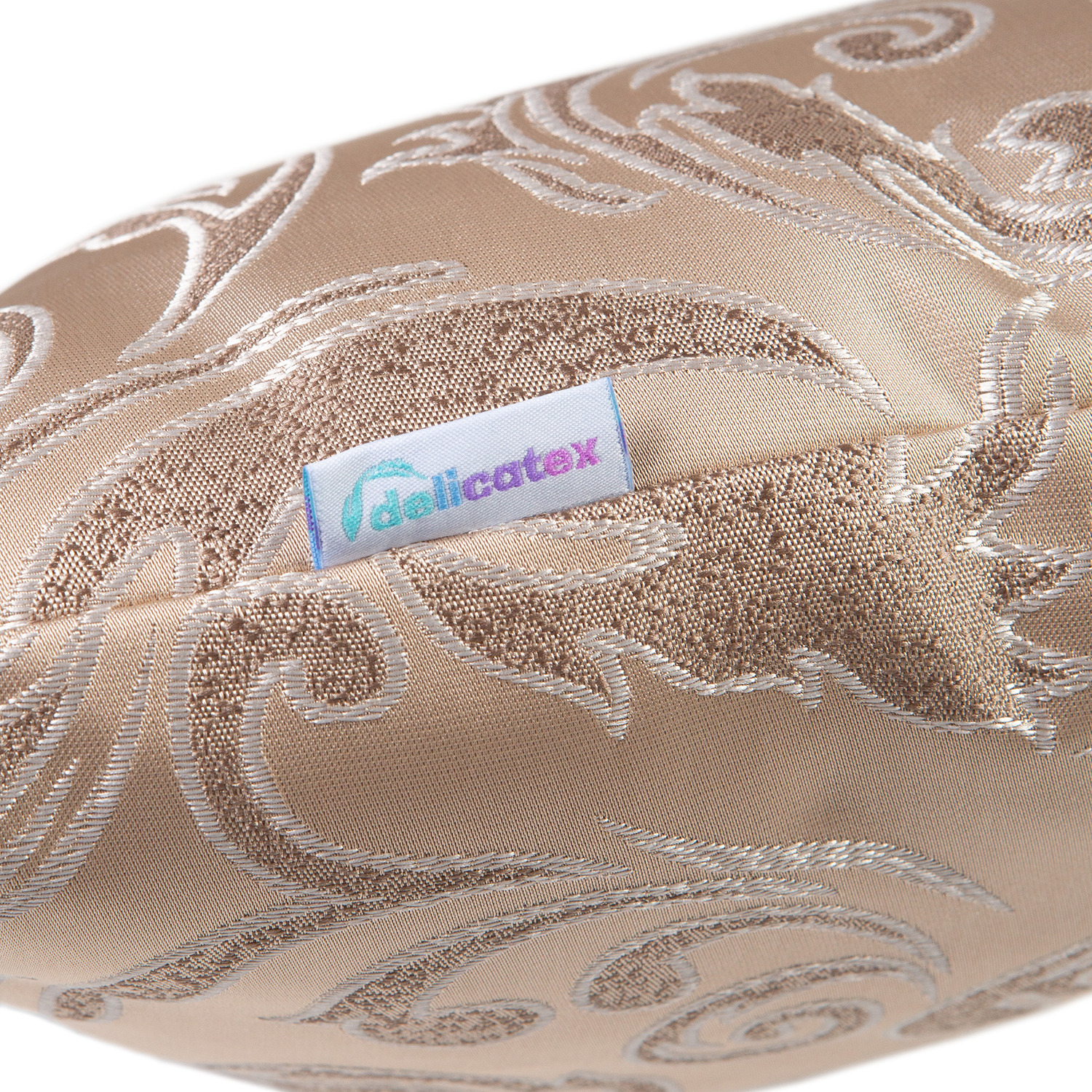 Фотография Альба - подушка  Delicatex vivaldi beige/кофейный орнамент от магазина Delicatex