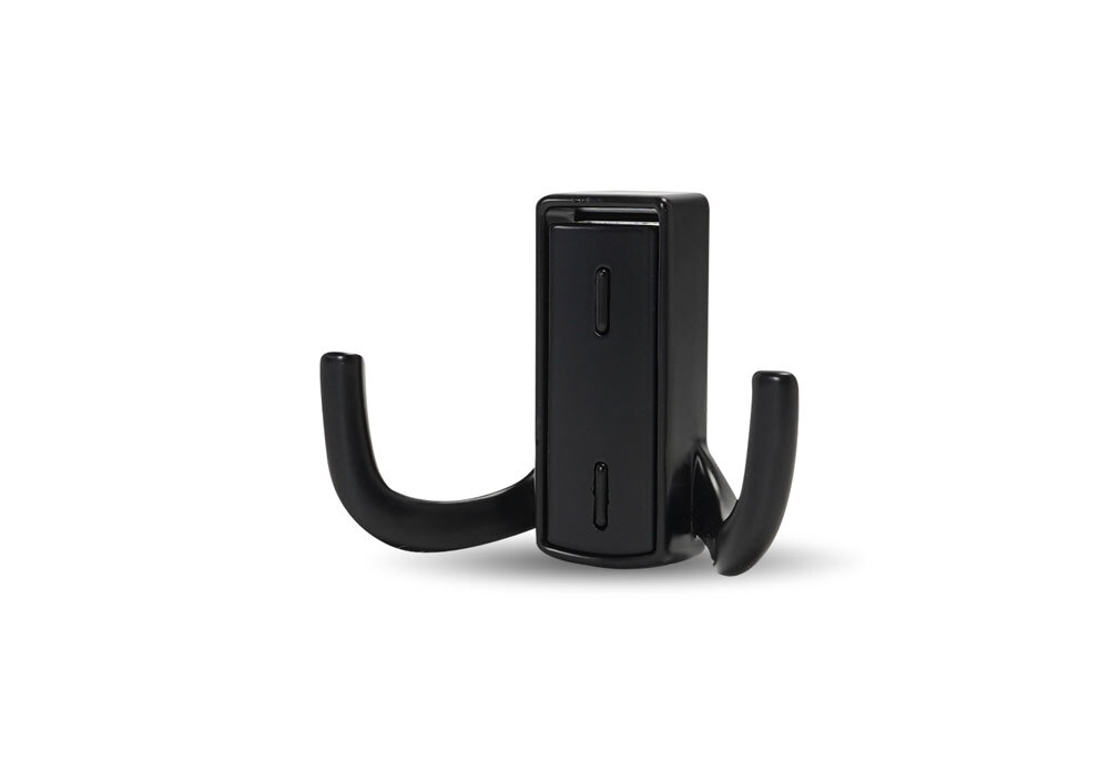 Фотография Крючок мебельный 397 двухрожковый замак черный черный от магазина Delicatex