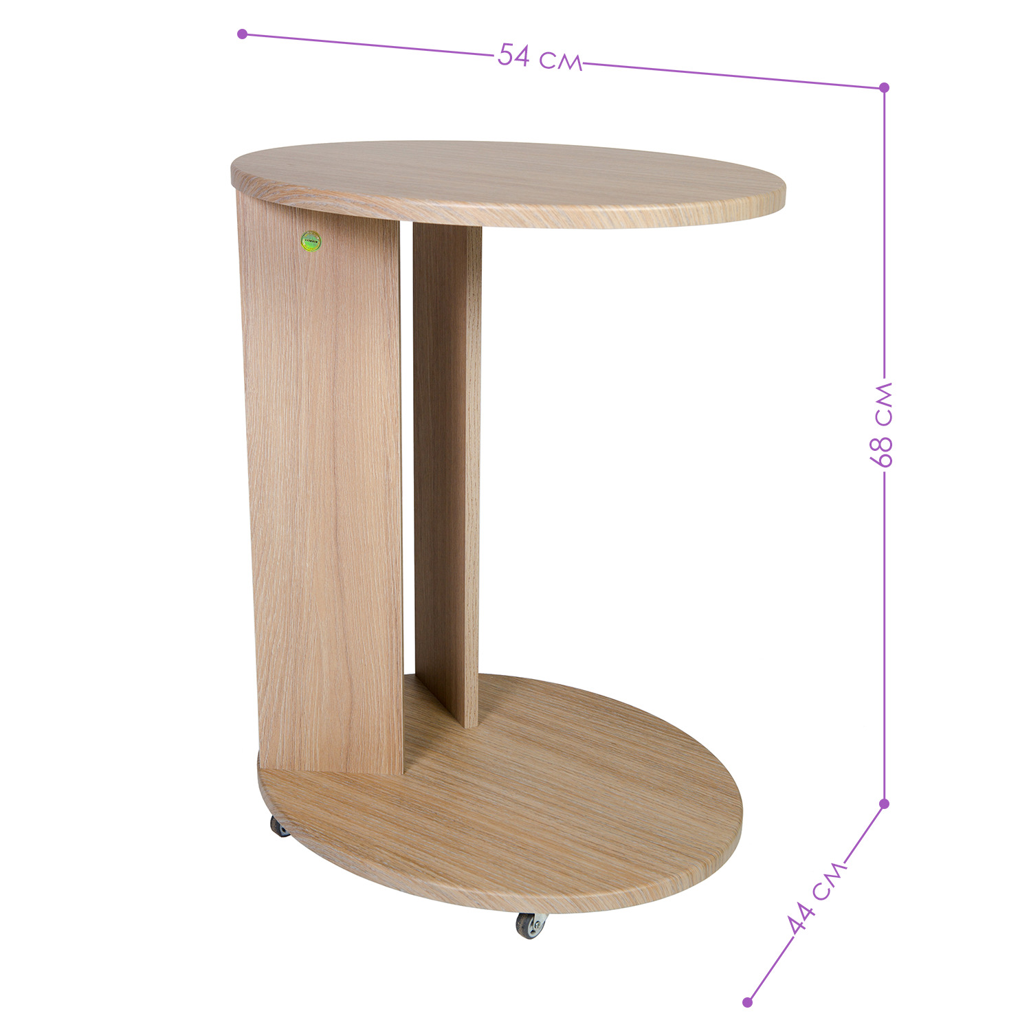 Фотография Стол приставной Классик Дуб Каньон от магазина Delicatex