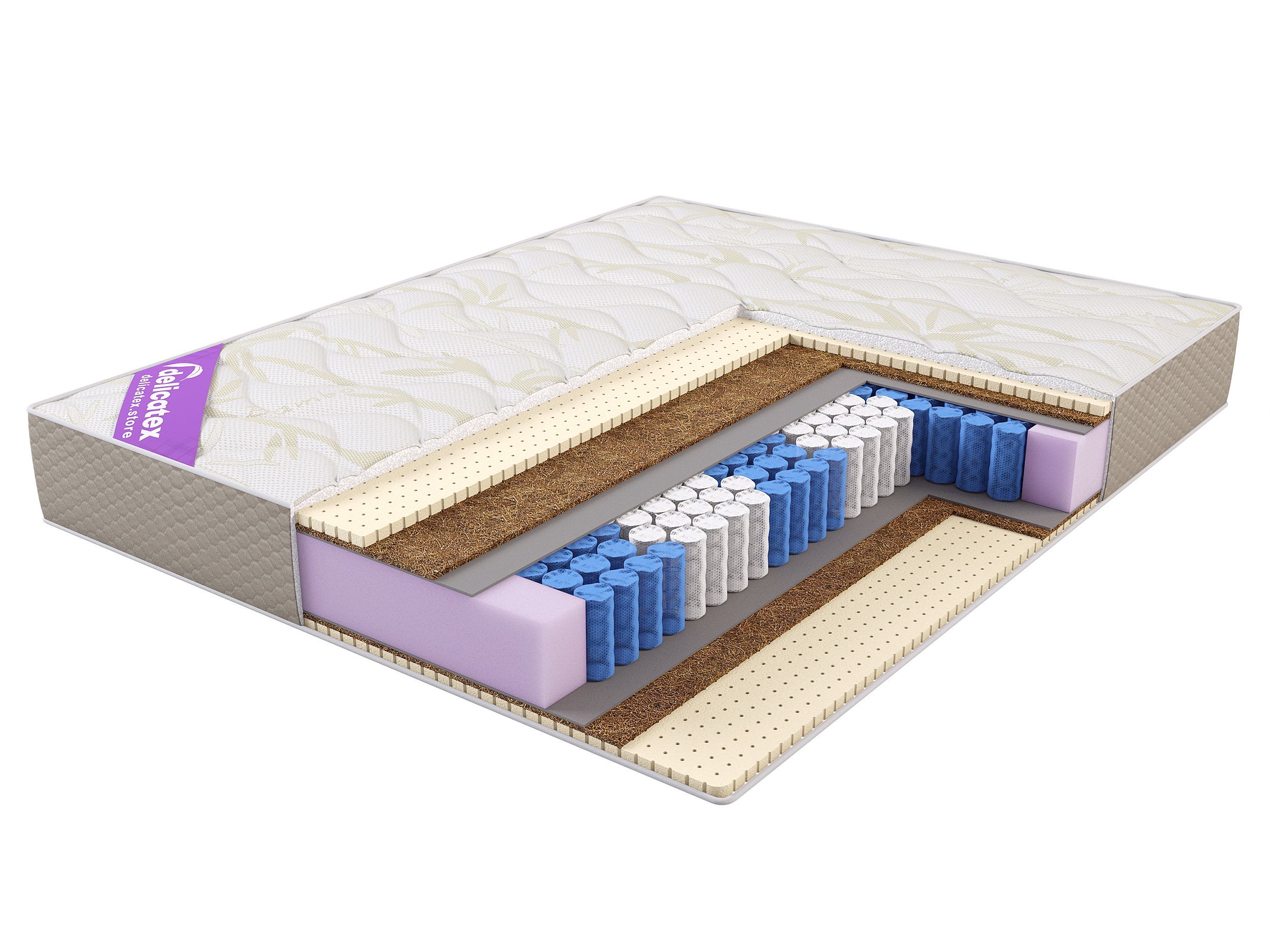 Фотография Анатомический матрас с кокосовым волокном 80x200x22 Innova plus multi от магазина Delicatex