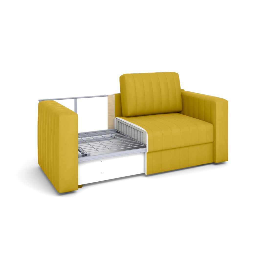 Фотография Диван-кушетка раскладная Алье Newtone yellow от магазина Delicatex