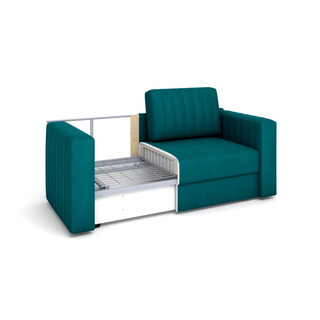 Фотография Диван-кушетка раскладная Алье Newtone emerald от магазина Delicatex